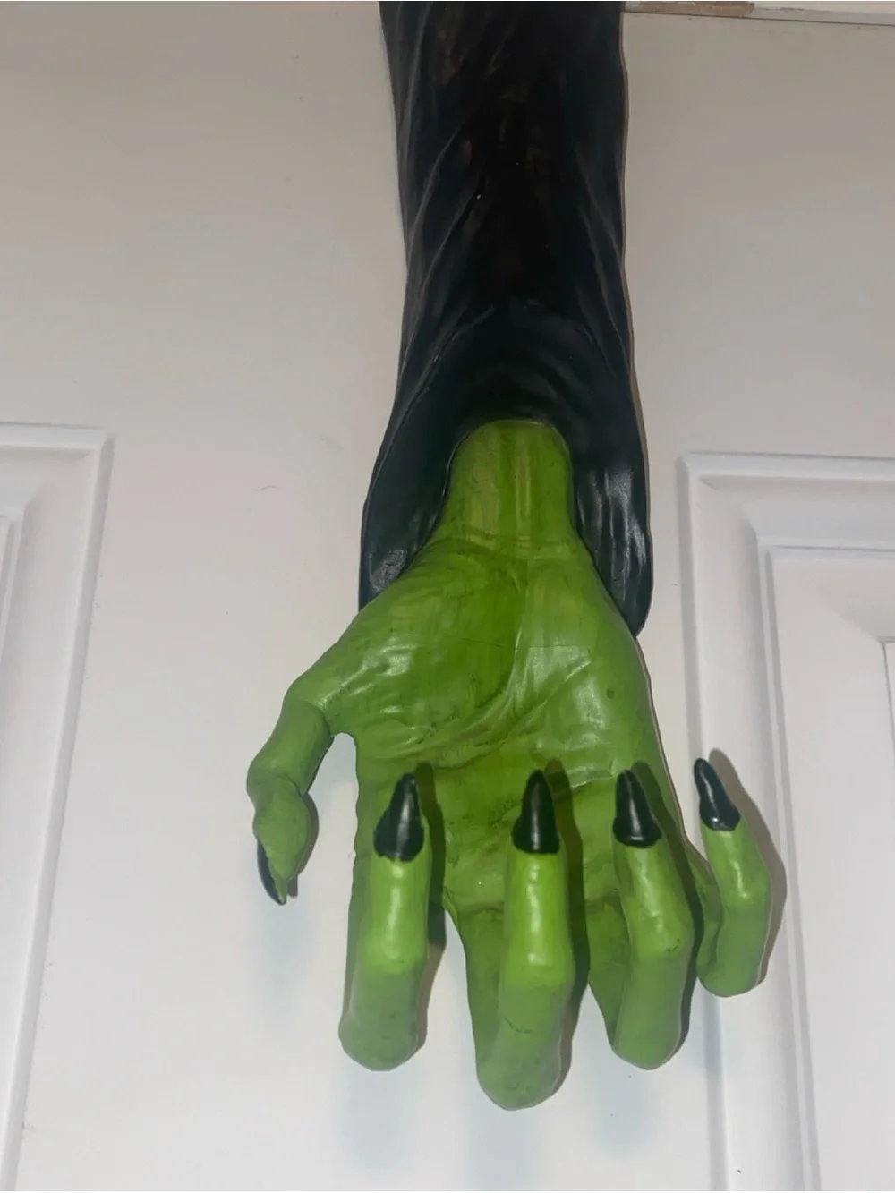 Witch Hand Arm Halloween over the door Wreath hanger holder hook